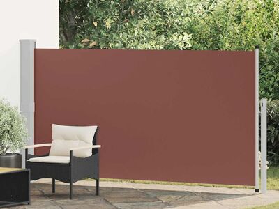 vidaXL lahtitõmmatav terrassi külgsein, 170 x 300 cm, pruun