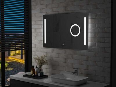 vidaXL vannitoa LED-seinapeegel puutetundliku anduriga 100 x 60 cm