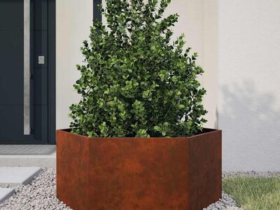 vidaXL taimekast, rooste, 90 x 90 x 45 cm, Corten teras