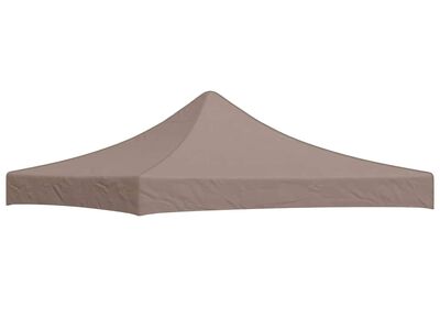 vidaXL peotelgi katus 3 x 3 m, pruunikashall, 270 g/m²