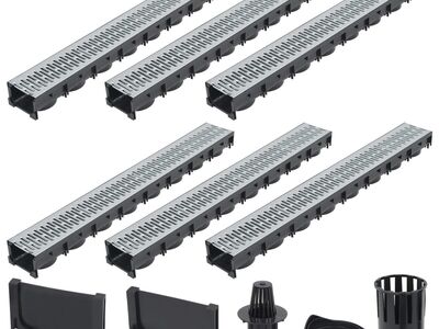 vidaXL äravooluavad 6 tk, tsingitud teras, 6 m
