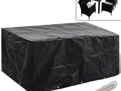 vidaXL aiamööbli kate 8 kinnitusavaga 240 x 140 x 90 cm