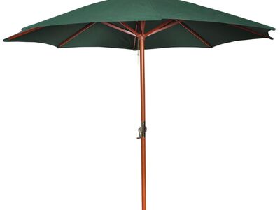 vidaXL päikesevari, roheline, 258 cm