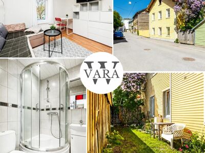 Stuudio parkimisega ja aianurgaga Keset linna