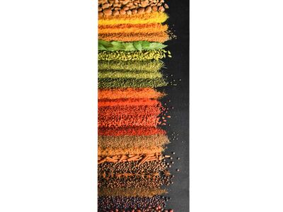 vidaXL köögi põrandamatt, pestav, vürts, 60 x 180 cm