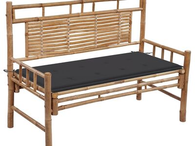 vidaXL aiapink padjaga 120 cm, bambus