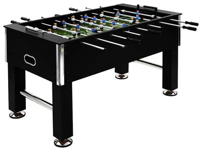 vidaXL lauajalgpalli laud, teras, 60 kg, 140 x 74,5 x 87,5 cm, must