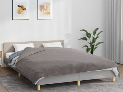 vidaXL raskustekk kattega, hall, 200x200 cm, 9 kg, kangas