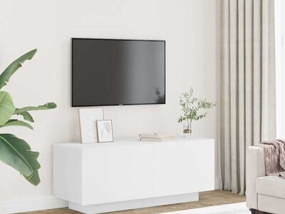 vidaXL telerikapp, valge, 100 x 35 x 40 cm, tehispuit