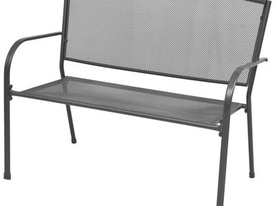 vidaXL aiapink 108 cm, teras ja võrk, antratsiithall