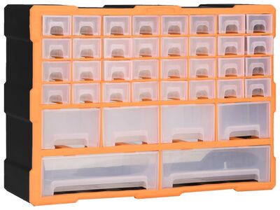 vidaXL mitme sahtliga organiseerija 38 sahtliga 52 x 16 x 37,5 cm