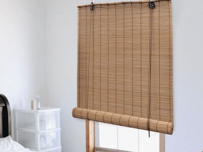 vidaXL ruloo, bambus 150 x 160 cm, pruun