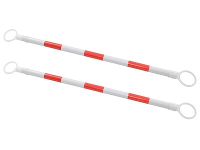 vidaXL sissetõmmatavad liikluskoonuse latid 2 tk plast 116-197 cm