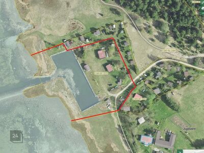 Müüa kinnistu koos endise kalasadamaga.