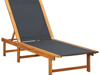 vidaXL lamamistool, akaatsiapuit ja textilene