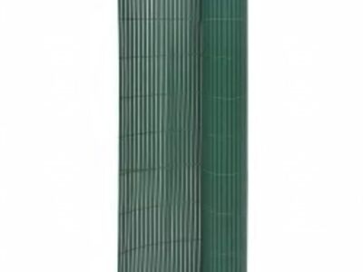 vidaXL kahepoolne piirdeaed 110 x 500 cm, roheline