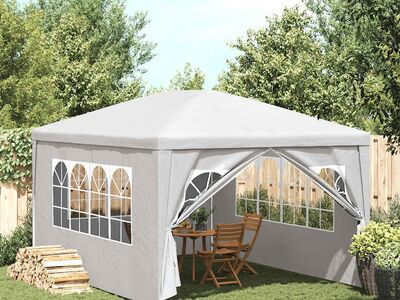 vidaXL peotelk 3 x 4 m, valge