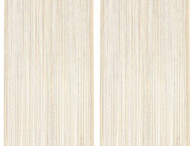 vidaXL nöörkardinad 2 tk, 100 x 250 cm, kreemjasvalge