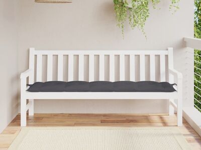 vidaXL aiapingi istmepadi, antratsiit, 180x50x7 cm, oxford-kangas