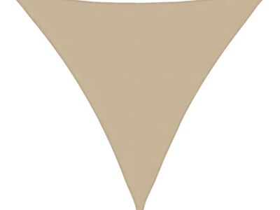 vidaXL oxford-kangast päikesepuri, kolmnurkne, 3,6 x 3,6 x 3,6 m, beež