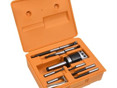 vidaXL 15 tk ava treimise tööriistakomplekt 50 mm pea MT3-F1-12