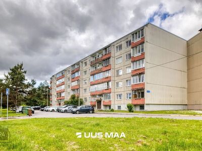 1-toaline korter rohelise vaate, lodža ja madalate kuludega!