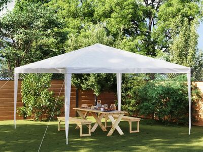 vidaXL peotelk 4 x 4 m, valge