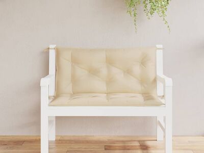 vidaXL aiapingi istmepadjad 2 tk, beež, 100x50x7 cm, oxford-kangas