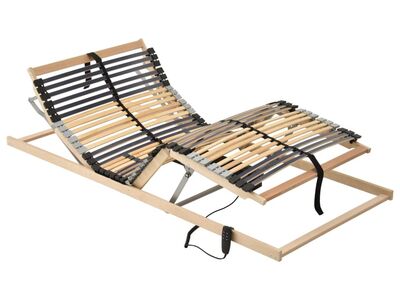 vidaXL elektriline voodi aluspõhi, 42 liistu, 7 piirkonda, 90 x 200 cm