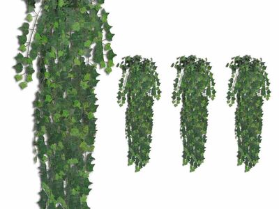 vidaXL kunstluuderohust põõsad 4 tk rohelised 90 cm