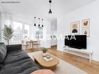Staadioni ja linnavaatega korter Kalevi Panoraamas