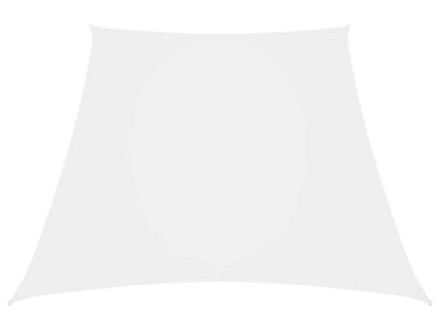 vidaXL oxford-kangast päikesepuri trapets, 2/4x3 m m valge