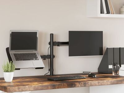 vidaXL monitori kinnitus must terase VESA 75/100 mm