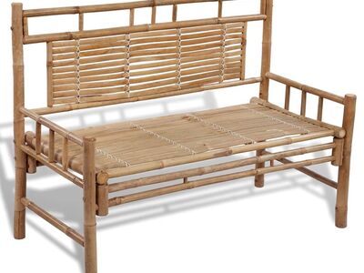 vidaXL kokkupandav aiapink, 120 cm, bambus