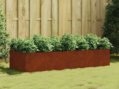 vidaXL taimekast, 200 x 80 x 40 cm, Corten-teras