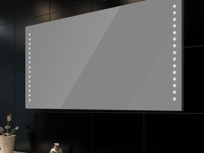 LED tuledega peegel vannituppa 100 x 60 cm