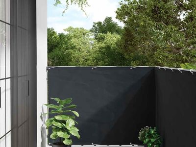 vidaXL rõdusirm, antratsiithall, 120 x 500 cm, oxford-kangas