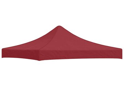 vidaXL peotelgi katus 3 x 3 m, tumepunane, 270 g/m²