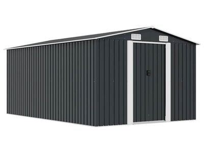vidaXL aiakuur 257 x 392 x 181 cm metallist, antratsiithall