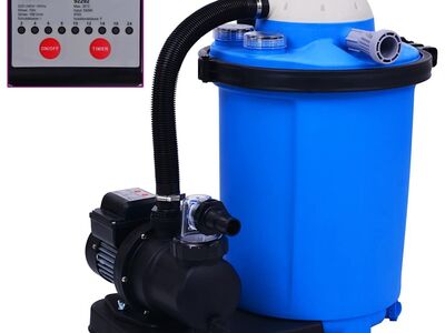vidaXL liiva filterpump taimeriga 550 W 50 l