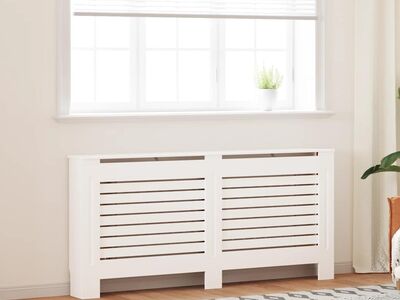 vidaXL radiaatorikate valge 172 x 19 x 81,5 cm, MDF