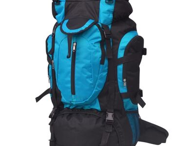 vidaXL matkakott XXL 75 l must ja sinine