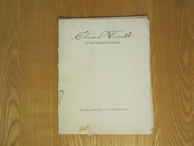 "Eduard Wiiralt. 20 reproduktsiooni" 1958