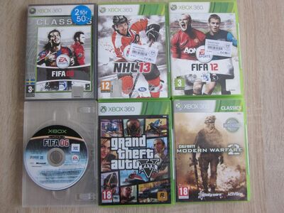XBOX 360, XBOX One mängud