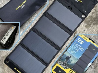 Nitecore FSP30 30W päikesepaneeliga laadija