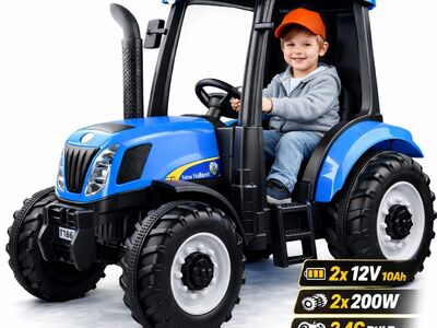 Laste elektriline traktor New Holland