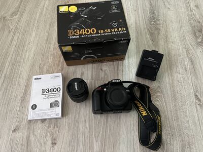 Nikon D3400 + 18-55 AF-P VR Kit