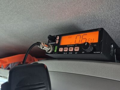 Raadio CB PRESIDENT BARRY II+ ASC VOX 12/24V
