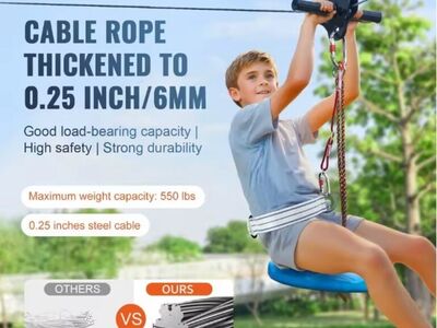 Zipline trosslaskumise komplekt 30m