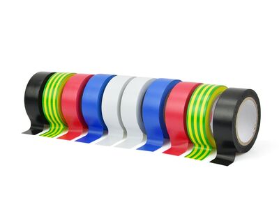 Isoleerteipide komplekt 19mm x 10m, 10tk (5 värvi)